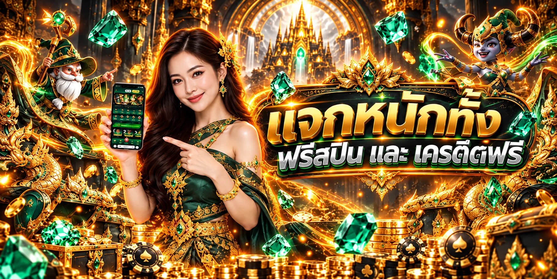 KINGDOM979 สล็อต PG พร้อมตัวละครแฟนตาซีและเครดิตฟรี
